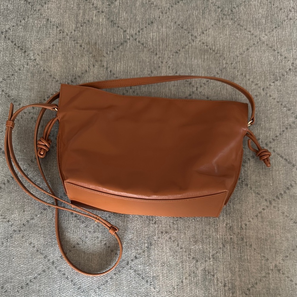 Brown Leather Shoulder Bag